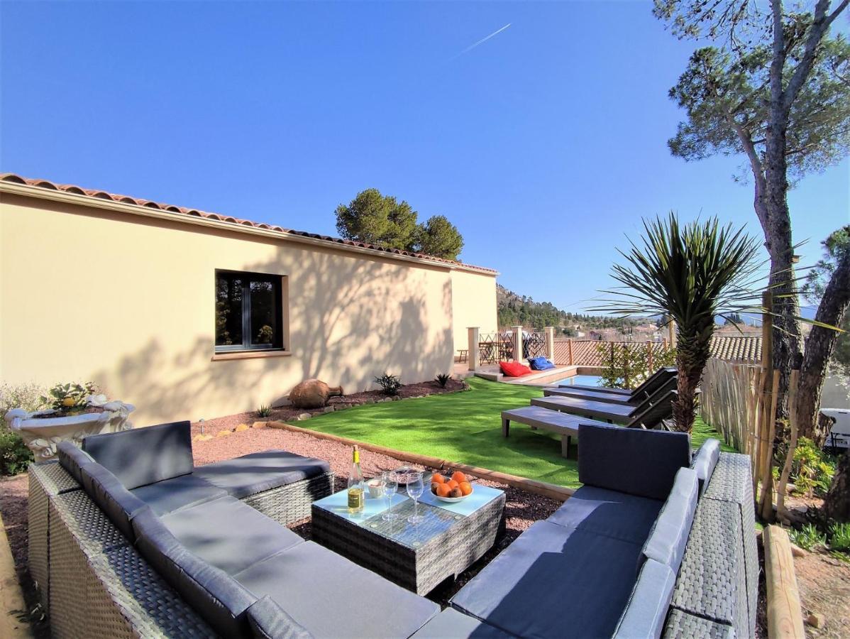Montséret Villa Entiere Bellevue - Balneo - Piscine - Clim מראה חיצוני תמונה