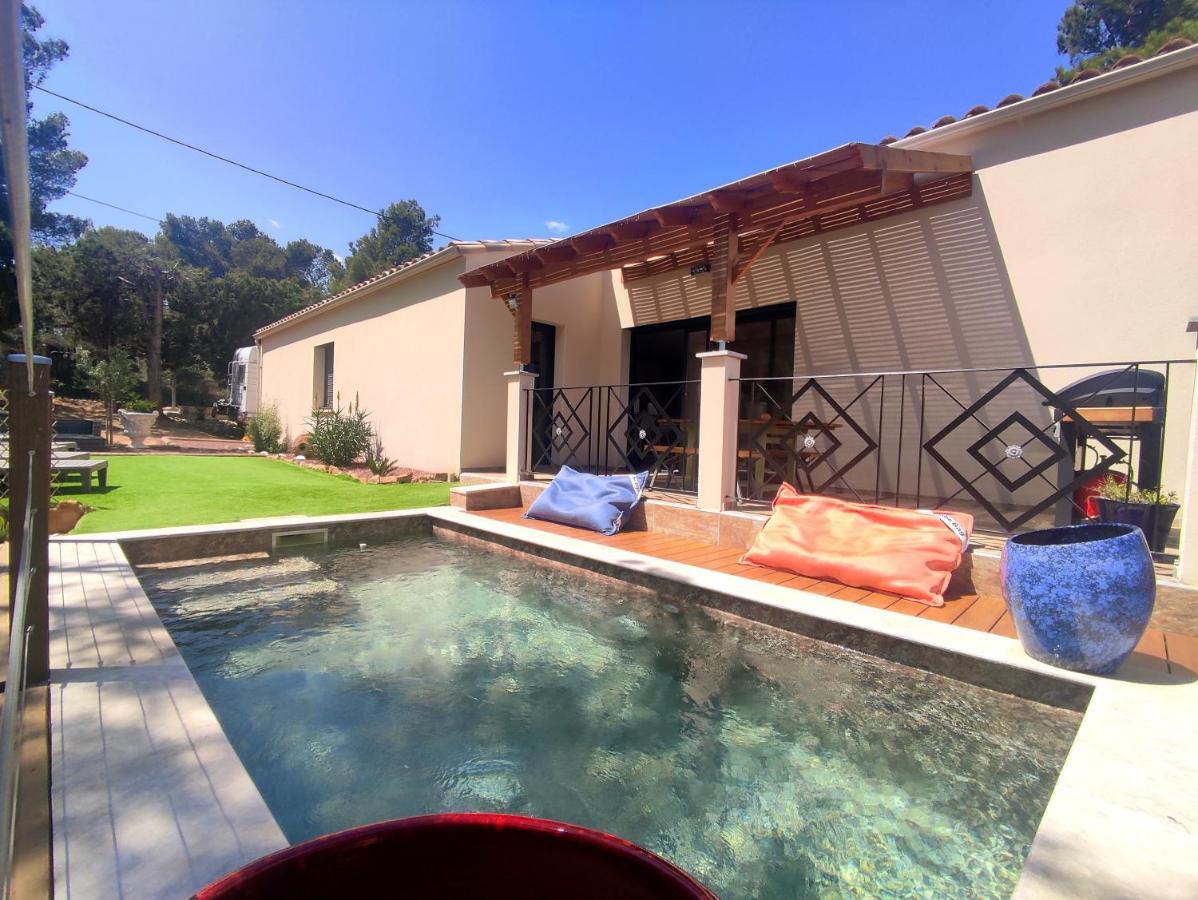 Montséret Villa Entiere Bellevue - Balneo - Piscine - Clim מראה חיצוני תמונה
